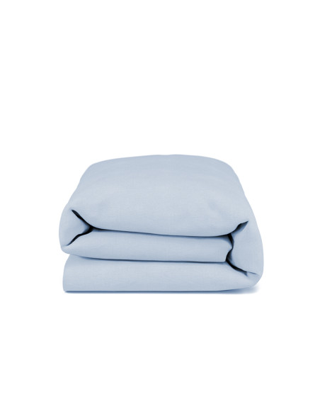 Junior lanena prevleka za odejo Soft Blue