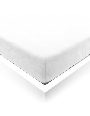 Pure White Linen Baby Fitted Sheet
