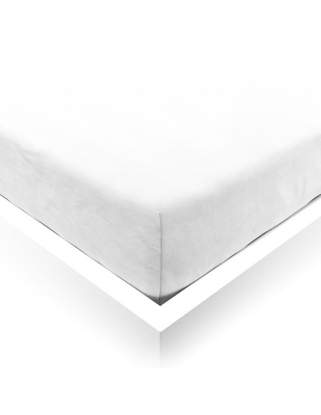 Pure White Linen Baby Fitted Sheet