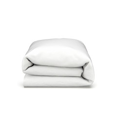 Lanena prevleka za odejo Pure white