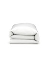 Pure White Linen Toddler Duvet Cover