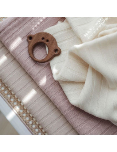 Cashmere Baby Blanket in Champagne Blush