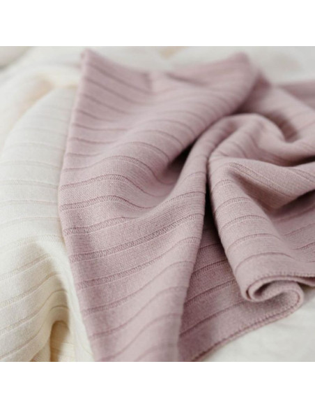 Cashmere Baby Blanket in Champagne Blush