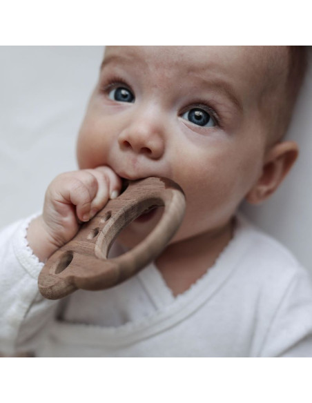 Wooden Baby Teether – Care Bear