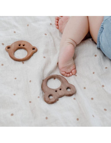 Wooden Baby Teether – Chunky Monkey