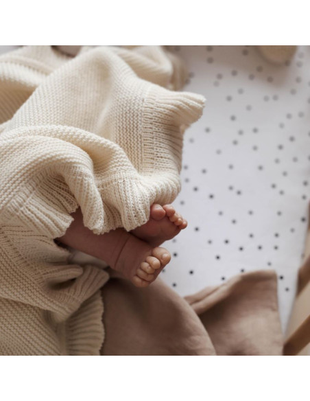 FRILL baby blanket - CREAM