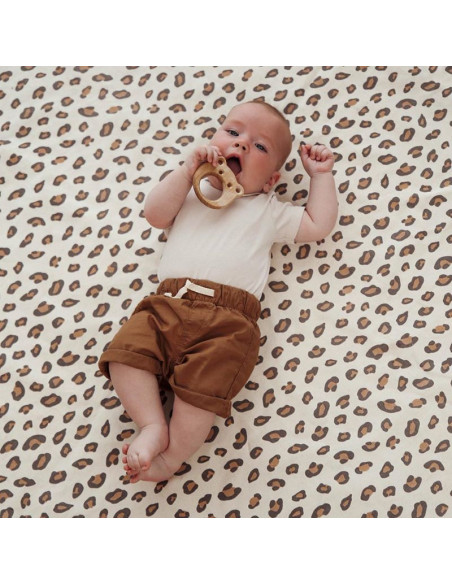 Cotton Leopard Baby Play Mat