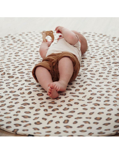 Cotton Leopard Baby Play Mat