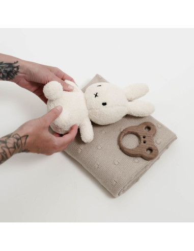 Cream Terry Miffy Popcorn Set in a Gift Box