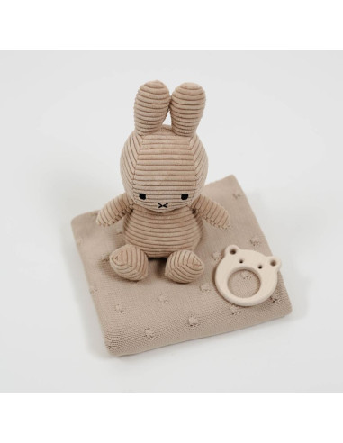 Darilni komplet bež Miffy zajček v škatli